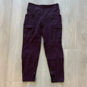 Lululemon Athletica Dark Purple Cargo Joggers